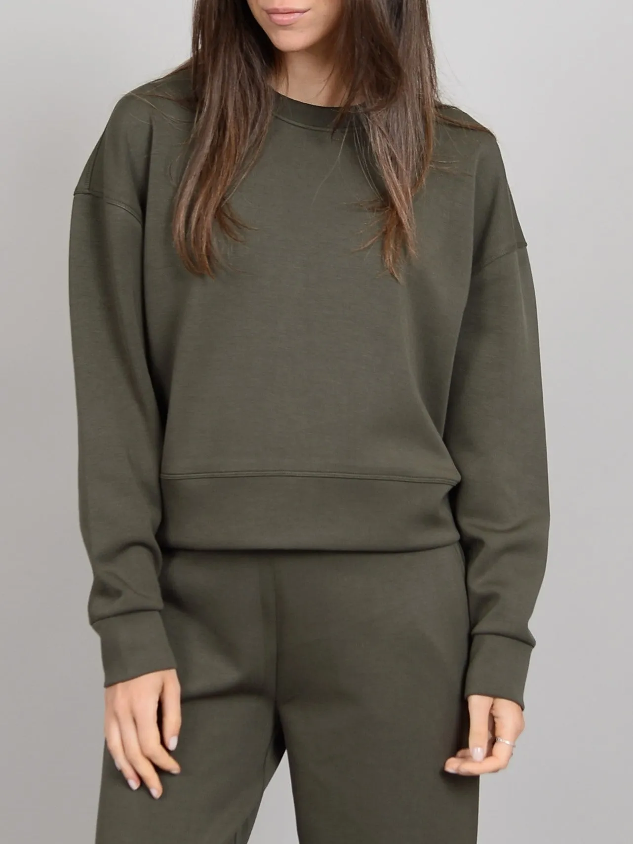 RD STYLE Long Sleeve Pullover and Wide Leg Pant Set