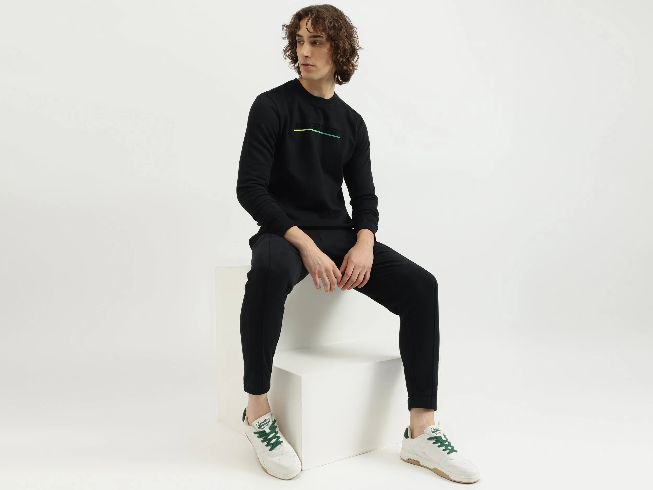 Solid Regular Fit Sweatpants