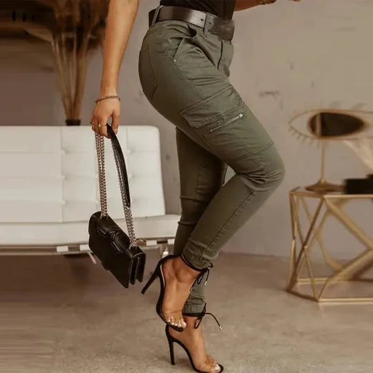 Stripe | cargo jeans for women