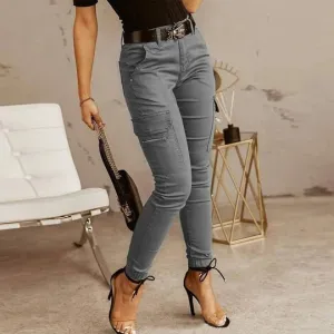 Stripe | cargo jeans for women