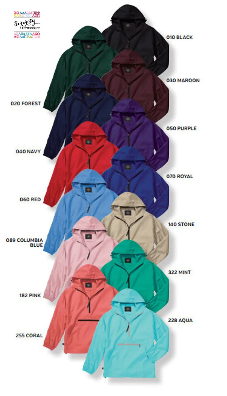 Tau Epsilon Phi Classic Solid Lightweight Pullover Windbreaker