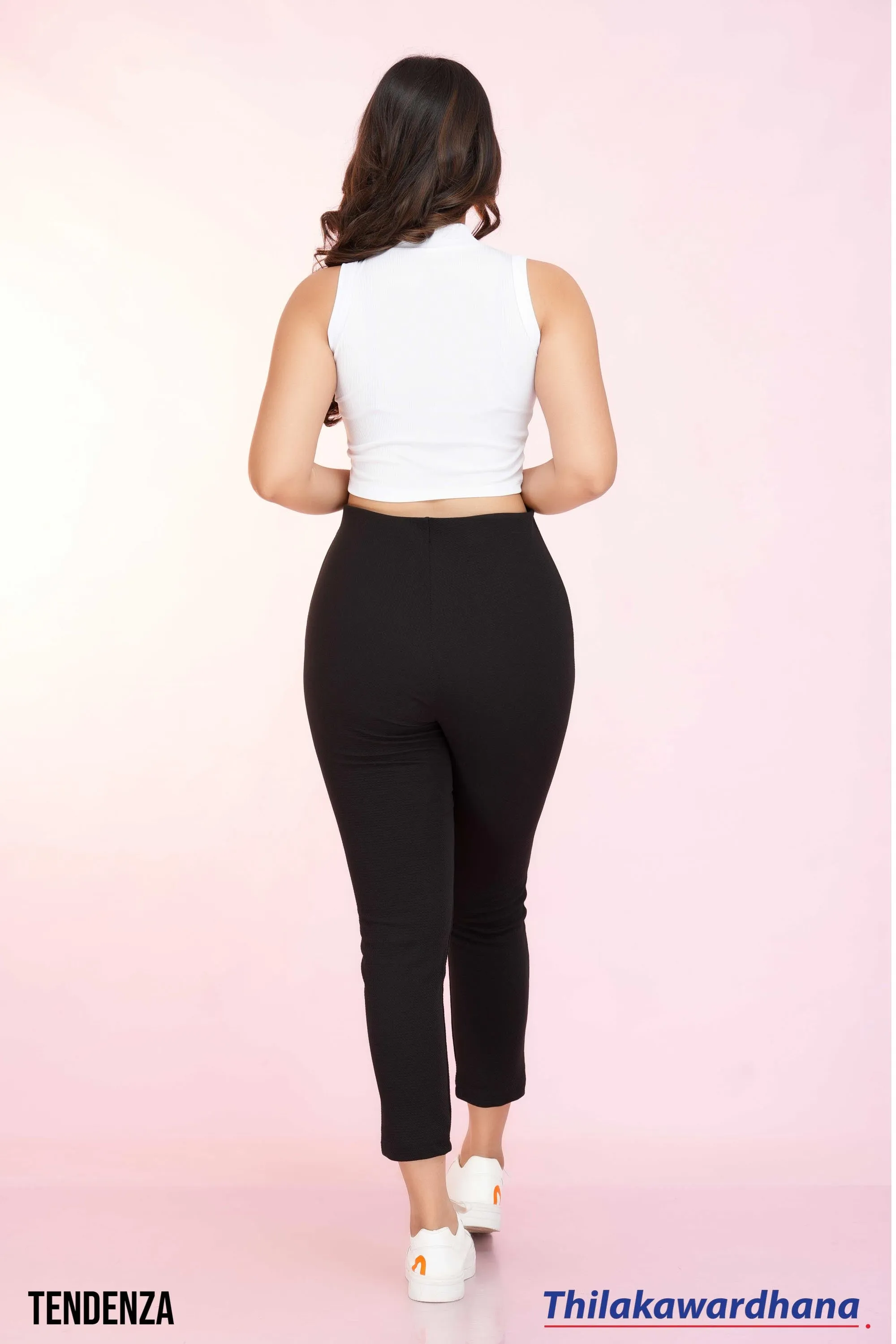 Tendenza Elegance Taper High Waist Slim Fit Pant