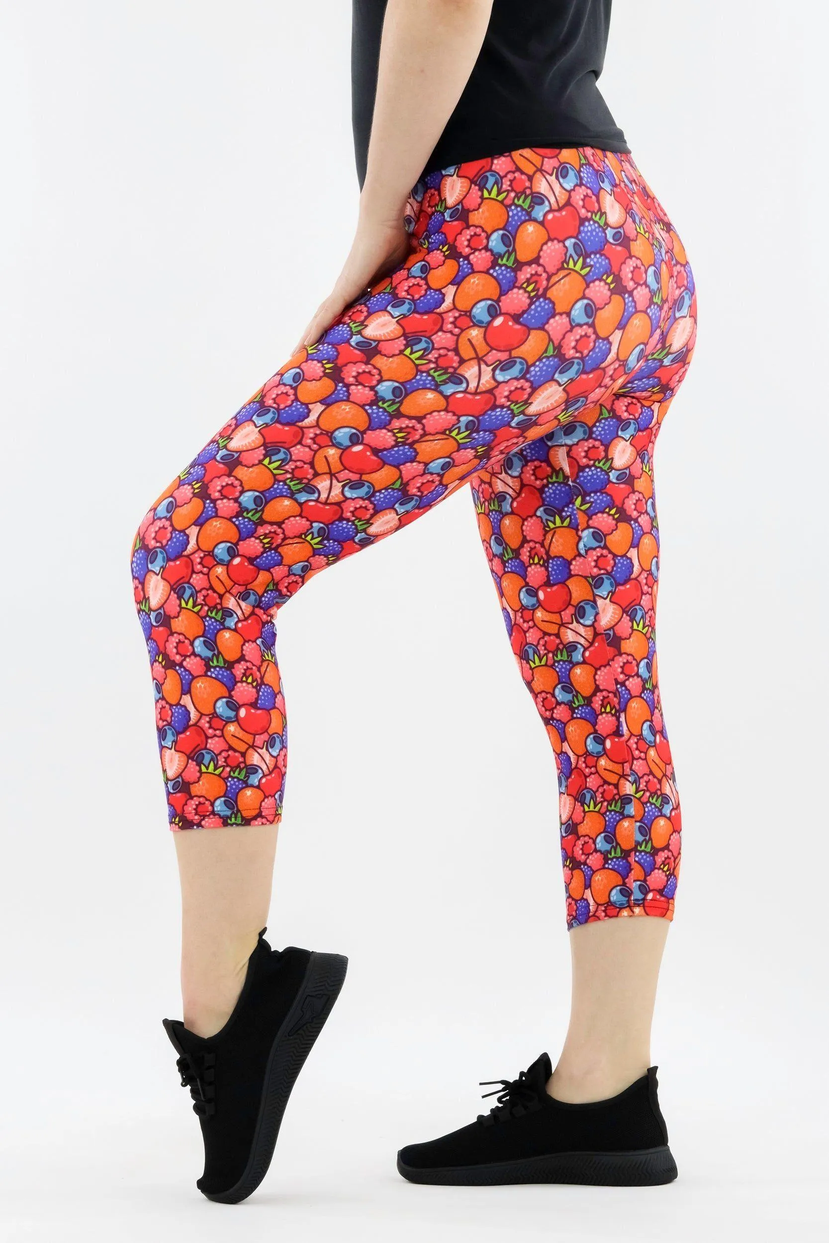 Very Berry - Casual - Capri Leggings