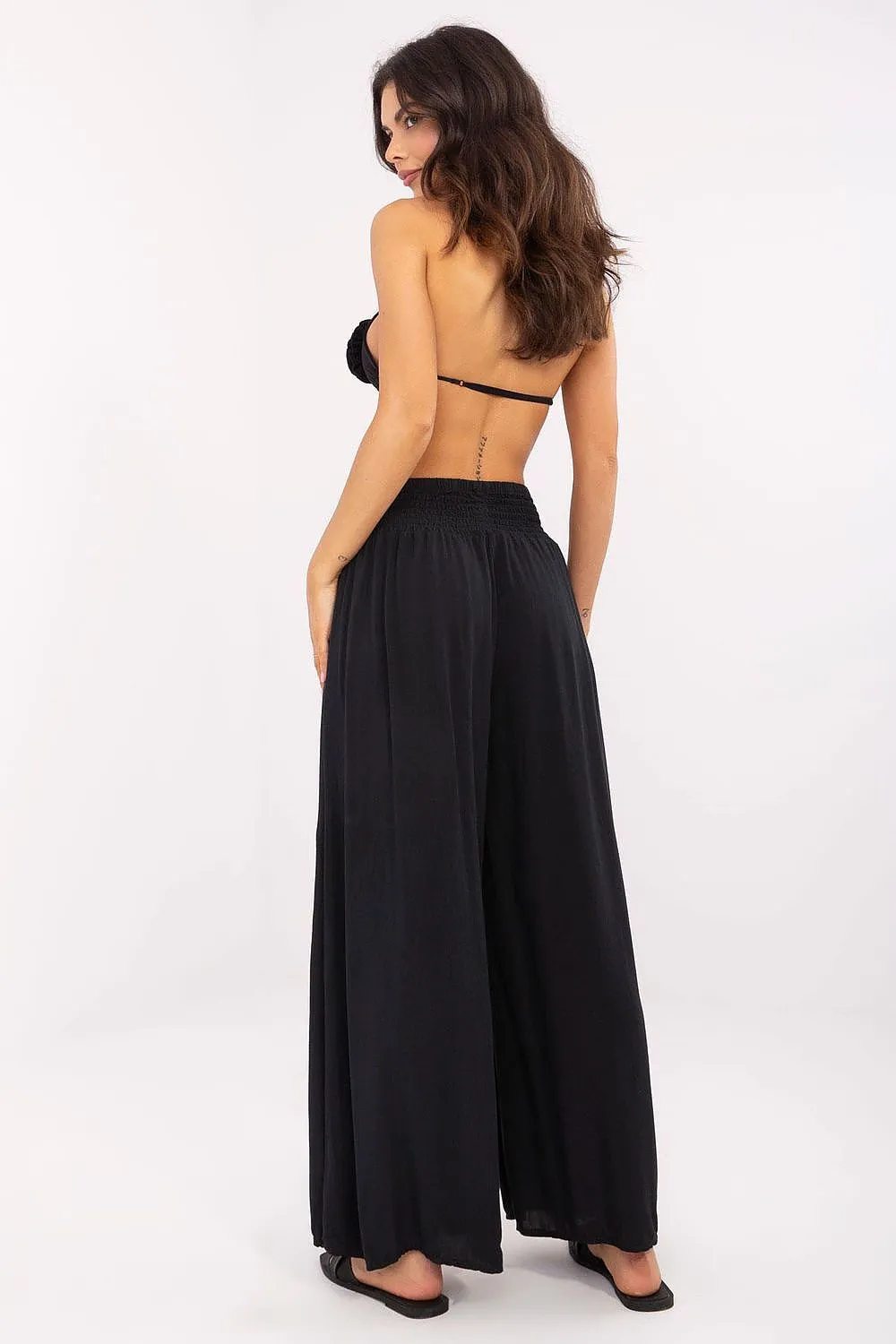 Women casual style wide leg pants