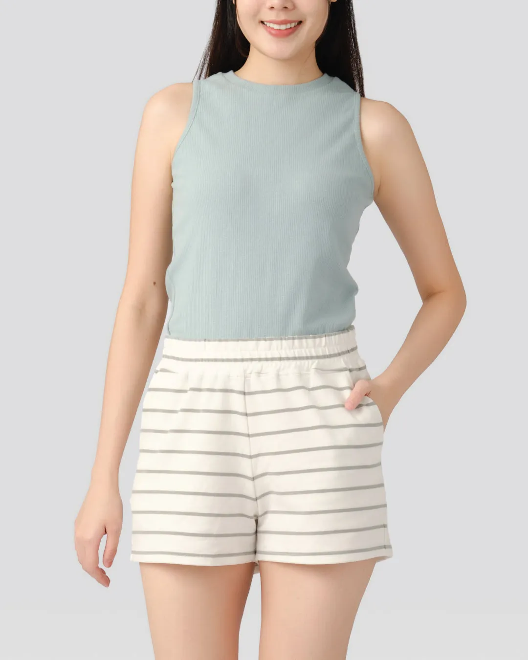 Women Stripe Shorts